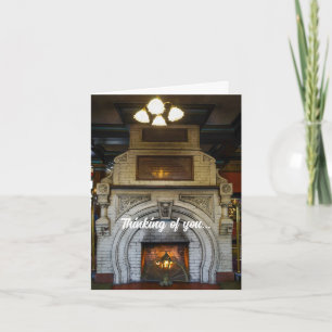 Crescent Hotel Fireplace Denking of you Kaart