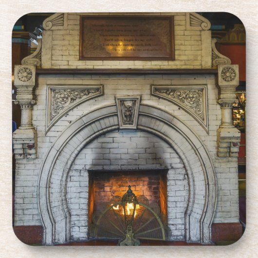Crescent Hotel Fireplace Onderzetter (Voorkant)