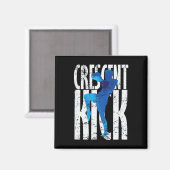 Crescent Kick Kickboksen Magneet (Voorkant / Achterkant)