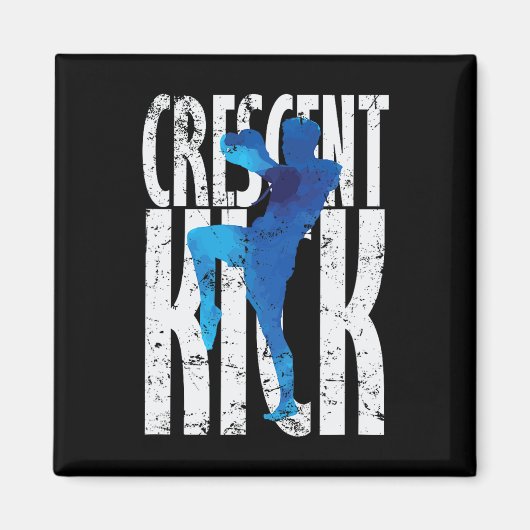 Crescent Kick Kickboksen Magneet (Voorkant)