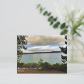 Crescent Lake, Briefkaart Oregon (Staand voorkant)