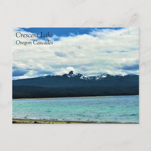 Crescent Lake, Briefkaart Oregon (Voorkant)