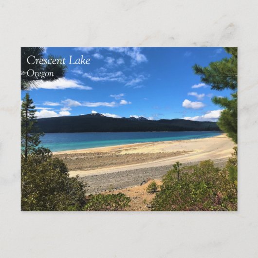 Crescent Lake, Briefkaart Oregon (Voorkant)