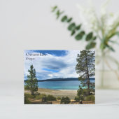 Crescent Lake, OR Briefkaart (Staand voorkant)