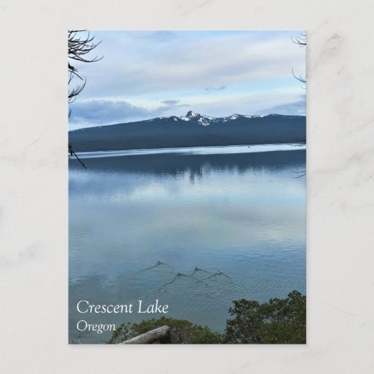 Crescent Lake, Oregon Ansichtkaart Briefkaart (Voorkant)