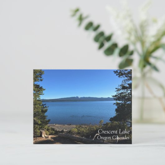 Crescent Lake, Oregon Briefkaart (Staand voorkant)