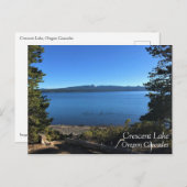 Crescent Lake, Oregon Briefkaart (Voorkant / Achterkant)