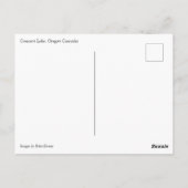 Crescent Lake, Oregon Briefkaart (Achterkant)