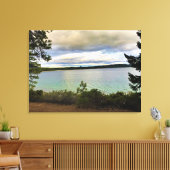 Crescent Lake, Oregon Canvas Afdruk (Insitu (Woonkamer))