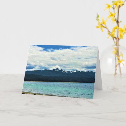 Crescent Lake, Oregon Kaart (Gele Bloem)