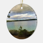Crescent Lake, Oregon Keramisch Ornament (Links)