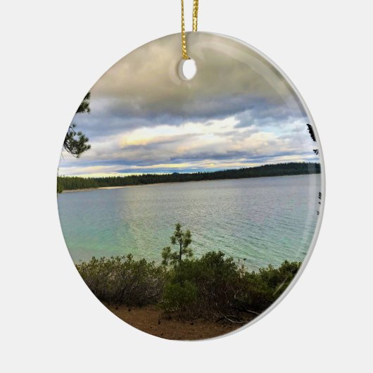 Crescent Lake, Oregon Keramisch Ornament (Links)