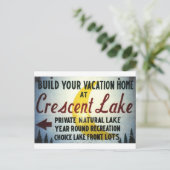 Crescent Lake, PA Briefkaart (Staand voorkant)