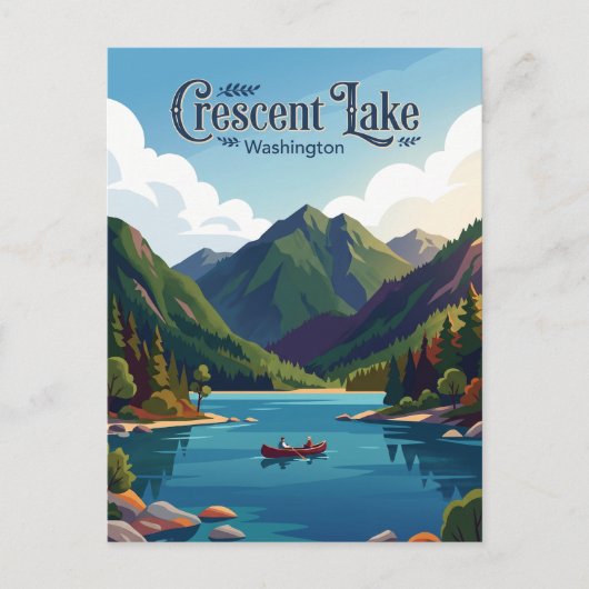 Crescent Lake VS Briefkaart (Voorkant)