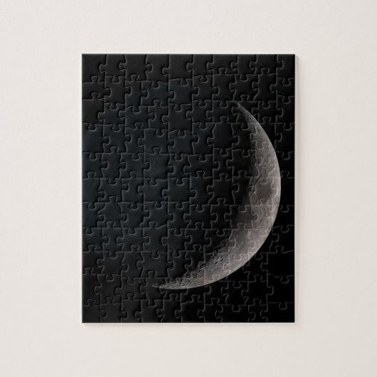 Crescent maan van NASA-afbeeldingen Legpuzzel (Verticaal)