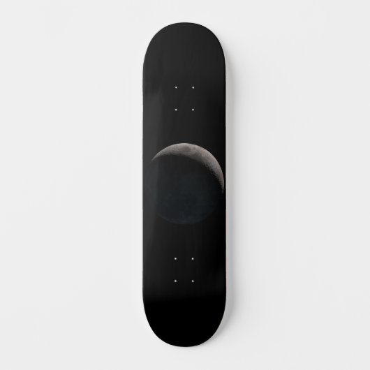 Crescent maan van NASA-afbeeldingen Persoonlijk Skateboard (Voorkant)