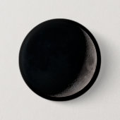Crescent maan van NASA-afbeeldingen Ronde Button 5,7 Cm (Voorkant)
