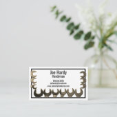 Crescent Moersleutel Lijst Handyman Bouwer Home Re Visitekaartje (Staand voorkant)