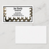 Crescent Moersleutel Lijst Handyman Bouwer Home Re Visitekaartje (Voorkant / Achterkant)