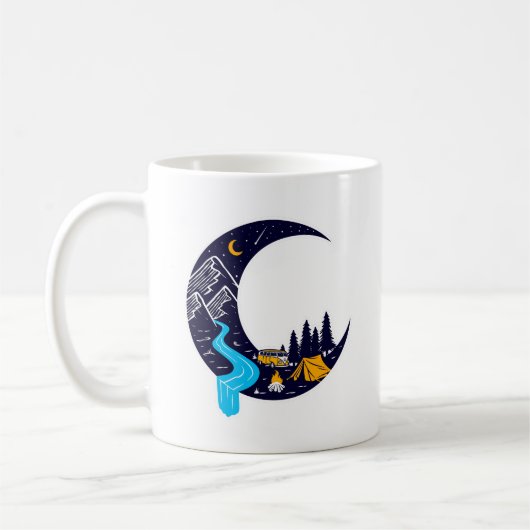 Crescent Moon Avontuur Camping Koffiemok (Links)