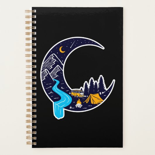 Crescent Moon Avontuur Camping Planner (Voorkant)