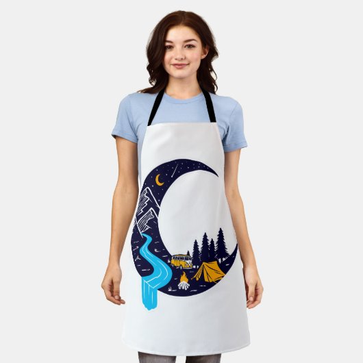 Crescent Moon Avontuur Camping Schort (Gedragen)