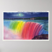 Crescent Moon boven Verlichte Horseshow Poster (Voorkant)