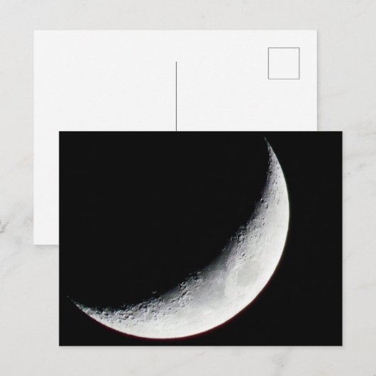 Crescent Moon Briefkaart (Voorkant / Achterkant)