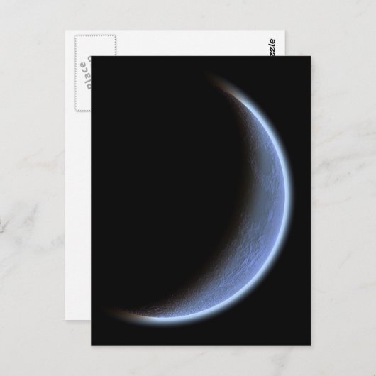 Crescent Moon Briefkaart (Voorkant / Achterkant)