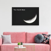 Crescent Moon Canvas Afdruk (Insitu (Woonkamer))
