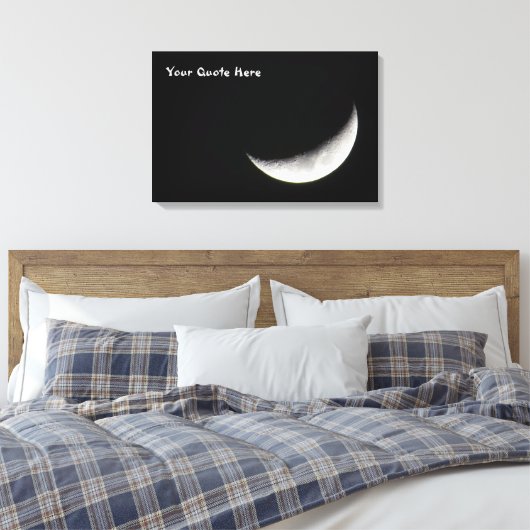 Crescent Moon Canvas Afdruk (Insitu (Slaapkamer))