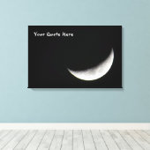 Crescent Moon Canvas Afdruk (Insitu (Houten vloer))