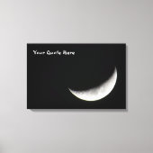 Crescent Moon Canvas Afdruk (Voorkant)