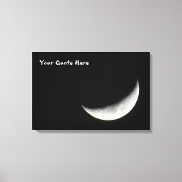 Crescent Moon Canvas Afdruk