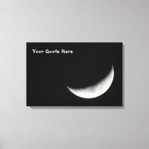 Crescent Moon Canvas Afdruk