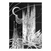 Crescent Moon Castle Foto Afdruk (Voorkant)