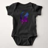 Crescent Moon Cat Mystical Pastel Gothic Spirituee Romper (Voorkant)
