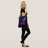 Crescent Moon Cat Mystical Pastel Gothic Spirituee Tote Bag (Op model)