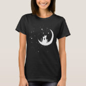 Crescent Moon Cats T-shirt (Voorkant)