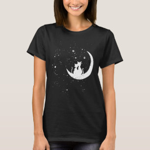 Crescent Moon Cats T-shirt