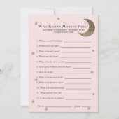 Crescent Moon die de roze kaart van het spel van d (Voorkant)