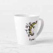 Crescent Moon die in de de stijlnaam van het Tatto Latte Mok (Rechterhoek)