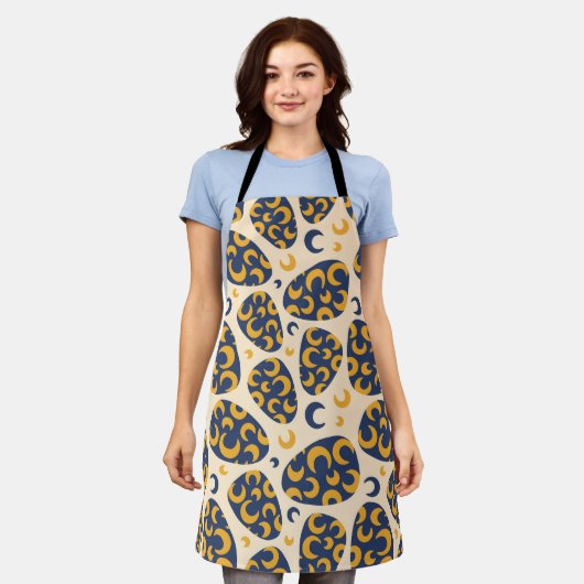Crescent Moon Easter Apron Schort (Gedragen)