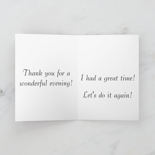 Crescent Moon en Great Blue Heron Kaart (Binnen)