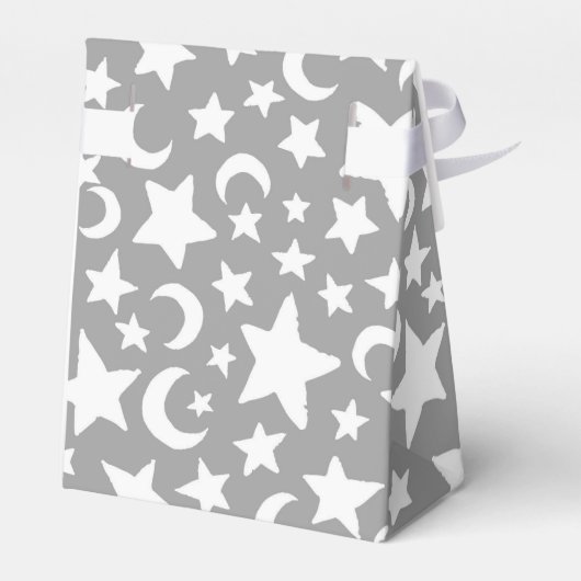Crescent Moon en Stars Bedankdoosjes (Achterkant)