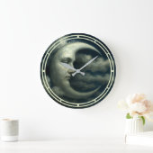 Crescent Moon Face Grote Klok (Huis)