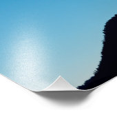 Crescent moon foto afdruk (Hoek)