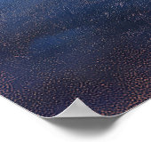 Crescent Moon from Space - Pastel Painting Style Poster (Hoek)