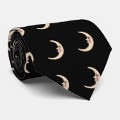 CRESCENT MOON-GEZICHT DOOR SHARON SHARPE STROPDAS (Opgerold)