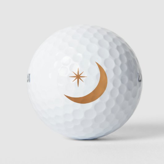 Crescent Moon Golf Balls Golfballen (Voorkant)